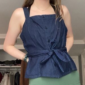 denim looking top